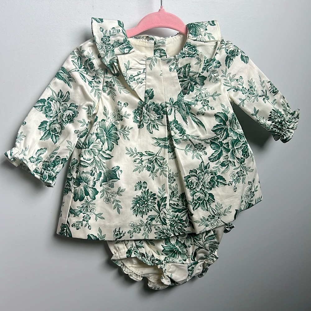 Janie & Jack baby toile matching set